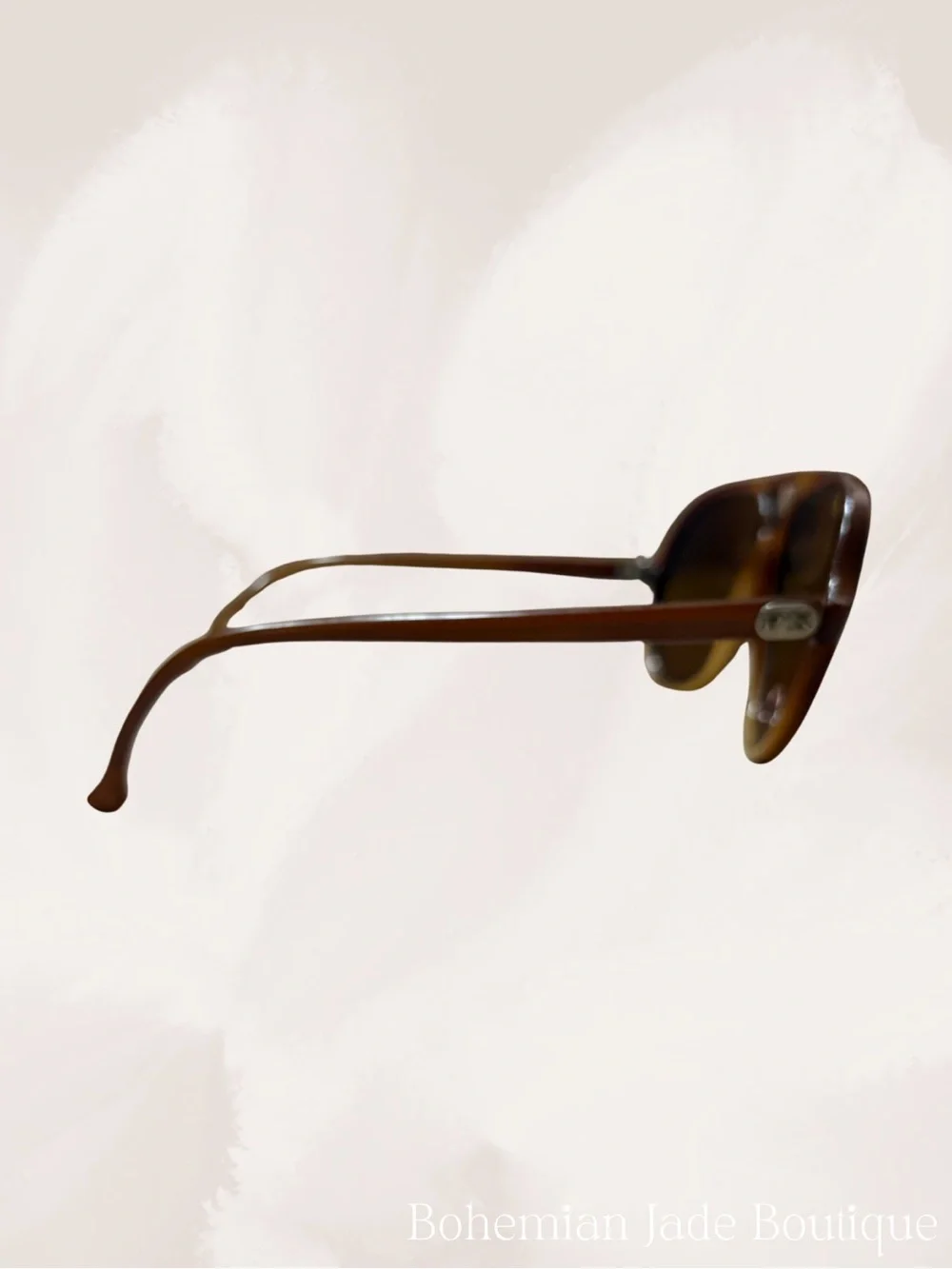 Vintage Vuarnet Brown Aviator Sunglasses Made in France 145mm